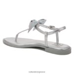 σανδάλια | σανδάλι φόρεμα florita H4LTB662 Naturalizer γυναίκες ασημί ύφασμα - Image 8