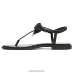 σανδάλια | σανδάλι φόρεμα florita H4LTB663 Naturalizer γυναίκες μαύρο ύφασμα - Image 3