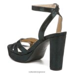 σανδάλια | σανδάλι φόρεμα mallory H4LTB496 Naturalizer γυναίκες μεσάνυχτα τριφύλλι πράσινο δέρμα - Image 8