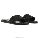 σανδάλια | σανδάλι fernanda H4LTB344 Naturalizer γυναίκες μαύρο ύφασμα