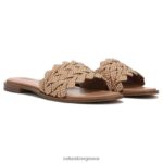 σανδάλια | σανδάλι fernanda H4LTB346 Naturalizer γυναίκες ύφασμα μπεζ ζύμη μπισκότων