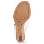 σανδάλια | σανδάλι lenna wedge H4LTB608 Naturalizer γυναίκες λευκό φίδι ανθρωπογενές - Image 7