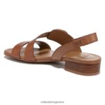 σανδάλια | σανδάλι meesha H4LTB245 Naturalizer γυναίκες αγγλικό τσάι καφέ δέρμα - Image 8