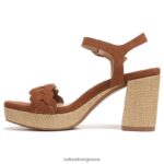 σανδάλια | σανδάλι pandora H4LTB338 Naturalizer γυναίκες αγγλικό τσάι καφέ δέρμα - Image 3