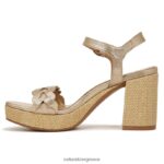 σανδάλια | σανδάλι pandora H4LTB340 Naturalizer γυναίκες μαλακό χρυσό δέρμα - Image 3