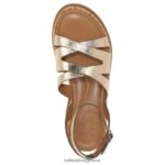 σανδάλια | σανδάλι riley H4LTB618 Naturalizer γυναίκες ανοιχτό μπρονζέ συνθετικό - Image 4