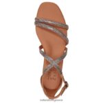 σανδάλια | σανδάλι sicily H4LTB380 Naturalizer γυναίκες αγγλικό ύφασμα τσαγιού - Image 4