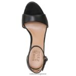 σανδάλια | σανδάλι vera wedge H4LTB121 Naturalizer γυναίκες μαύρο δέρμα - Image 4