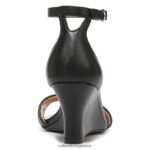 σανδάλια | σανδάλι vera wedge H4LTB121 Naturalizer γυναίκες μαύρο δέρμα - Image 6