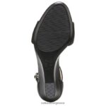 σανδάλια | σανδάλι vera wedge H4LTB121 Naturalizer γυναίκες μαύρο δέρμα - Image 7