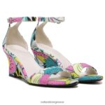 σανδάλια | σανδάλι vera wedge H4LTB127 Naturalizer γυναίκες ροζ ύφασμα