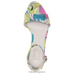 σανδάλια | σανδάλι vera wedge H4LTB127 Naturalizer γυναίκες ροζ ύφασμα - Image 4