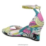 σανδάλια | σανδάλι vera wedge H4LTB127 Naturalizer γυναίκες ροζ ύφασμα - Image 8