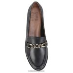 loafers | πριονιστήριο loafer H4LTB401 Naturalizer γυναίκες μαύρο δέρμα - Image 4
