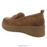 loafers | ψυχή joyla loafer H4LTB552 Naturalizer γυναίκες ύφασμα καφέ μπανάνα ψωμί - Image 8