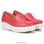 loafers | luanna loafer H4LTB41 Naturalizer γυναίκες κόκκινο δέρμα
