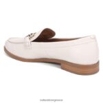 loafers | stevie loafer H4LTB261 Naturalizer γυναίκες σατέν μαργαριτάρι μπεζ δέρμα - Image 8