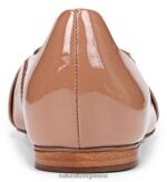loafers | 27 επεξεργασία miller flat H4LTB386 Naturalizer γυναίκες λουστρίνι σε καφέ φουντουκιού - Image 6