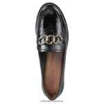 loafers | 27 επεξεργασία sevyn loafer H4LTB198 Naturalizer γυναίκες μαύρο λουστρίνι - Image 4
