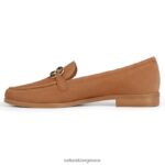 loafers | 27 επεξεργασία sevyn loafer H4LTB199 Naturalizer γυναίκες χρυσό σουέτ καραμέλας - Image 3