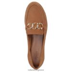 loafers | 27 επεξεργασία sevyn loafer H4LTB199 Naturalizer γυναίκες χρυσό σουέτ καραμέλας - Image 4